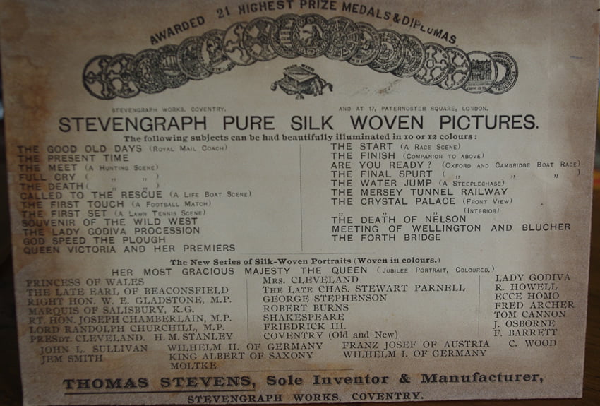 Stevengraph of C Wood - Image 4
