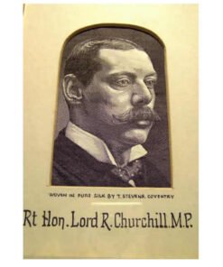 Alternative view of Stevengraph of The Rt Hon Lord R Churchill MP