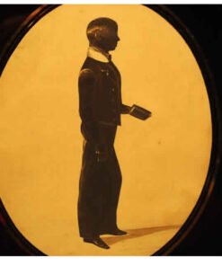 Alternative view of Silhouette Boy Standing Facing Right