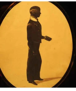 Alternative view of Silhouette Boy Standing Facing Right