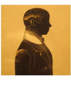 Silhouette Boy Standing Facing Right - Image 3