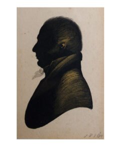 Alternative view of Family Set of four gilted silhouettes