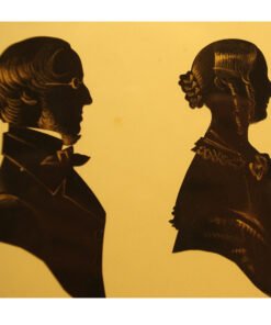 Family Set of five gilted silhouettes - Image 3