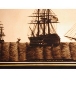 Alternative view of Silhouette of HMS Marlborough