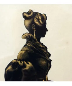 Alternative view of Frith Silhouette Mrs Ann Margaret Wight 1835