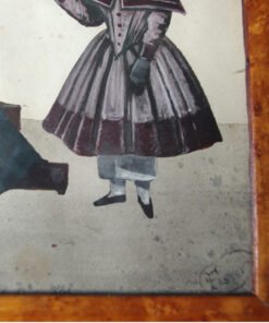 Coloured Silhouette by J Foster signed - Image 4