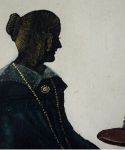 Coloured Silhouette by J Foster signed - Image 5