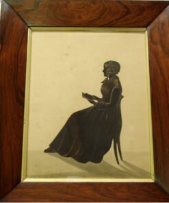 Samuel Metford (1810-96) Full Length Silhouette Portrait of a Lady.