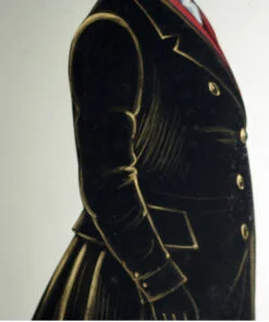 Alternative view of Cut and painted Silhouette by R Grindley, 1849.