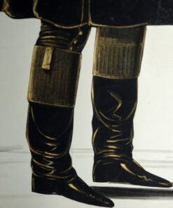 Cut and painted Silhouette by R Grindley, 1849. - Image 3