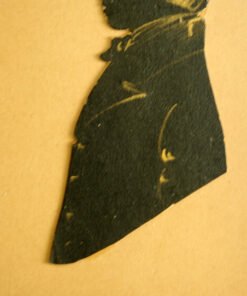 Gilt Decorated Silhouette of a Boy - Image 3