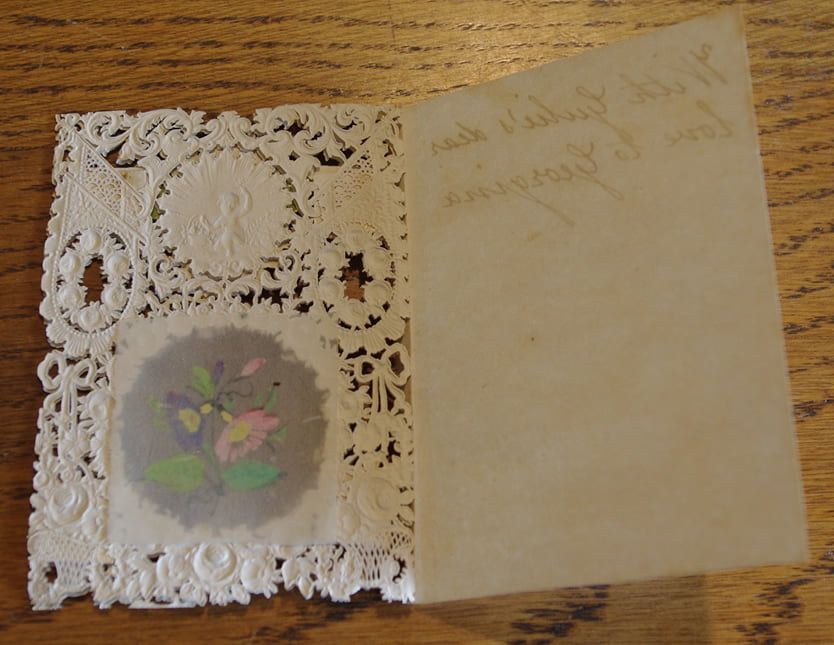 Valentine Card with Satin Panel - Image 3