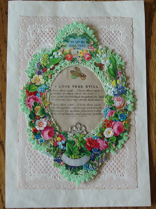 Valentine Card by JT Wood 1841-1880