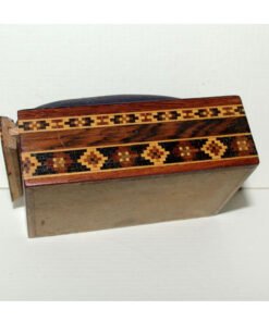 Tunbridgeware Sliding Cover Box with Pin Cushion - Image 3