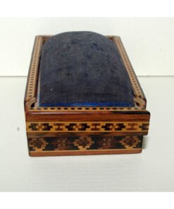 Tunbridgeware Sliding Cover Box with Pin Cushion - Image 5