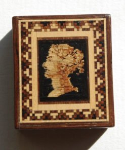 Tunbridgeware  Q Victoria Stamp Box