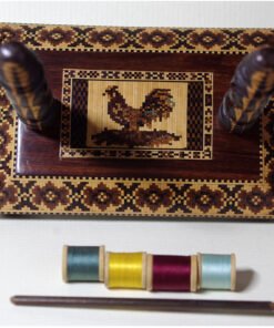 Alternative view of Tunbridgeware Cotton Reel Holder