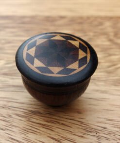 Tunbridge ware Rouge or Salve Pot - Image 2