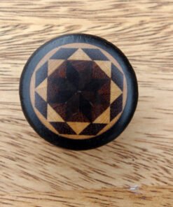 Tunbridge ware Rouge or Salve Pot - Image 3