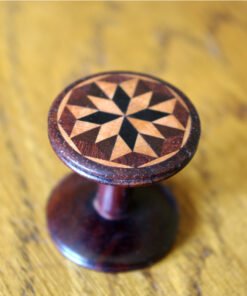 Alternative view of Tunbridgeware Single Cotton Reel Holder.