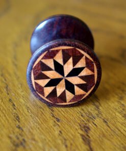Tunbridgeware Single Cotton Reel Holder.