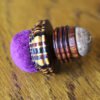 Unusual Shaped Tunbridgeware Pincushion