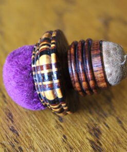 Unusual Shaped Tunbridgeware Pincushion