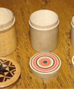 Stacking Boxes in early Tunbridgeware (2)