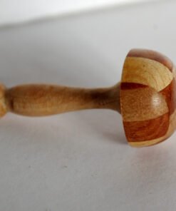 Alternative view of Tunbridgeware Darning Mushroom