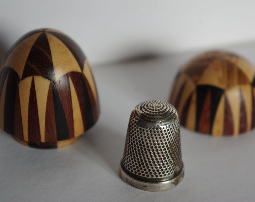 Tunbridgeware Thimble Holder