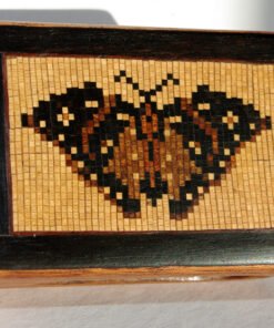 Tunbridgeware Butterfly Matches Box