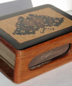 Tunbridgeware Butterfly Matches Box - Image 3