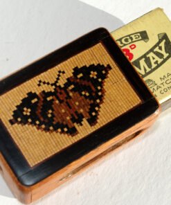 Tunbridgeware Butterfly Matches Box - Image 4