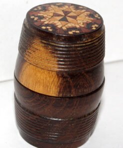 Tunbridgeware Barrel Vesta