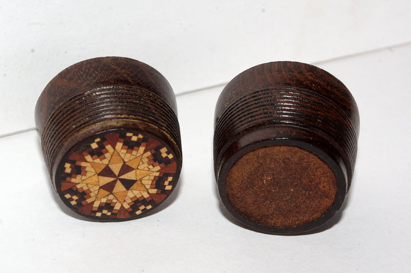 Tunbridgeware Barrel Vesta - Image 3