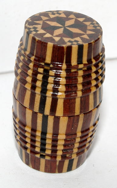 Tunbridgeware Barrel Waxer