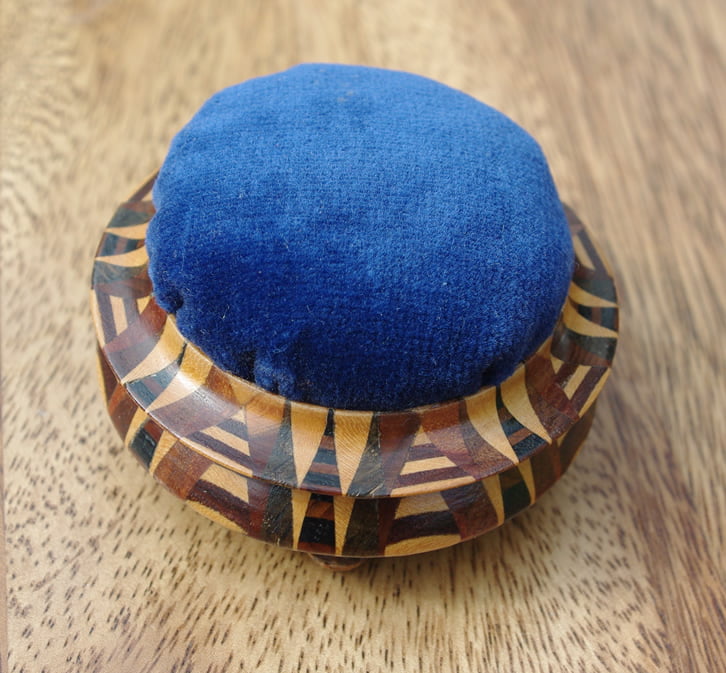 Tunbridgeware Large Pin Cushion - Image 5