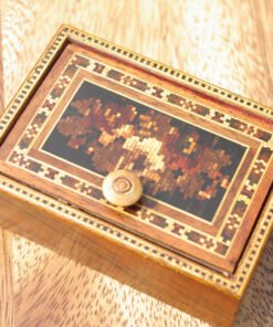 Tunbridgeware Box with Hinged Top