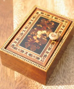 Tunbridgeware Box with Hinged Top - Image 2