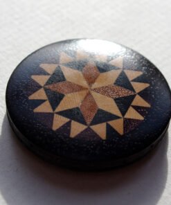 Tunbridgeware Star and Cross Pin Wheel - Image 4