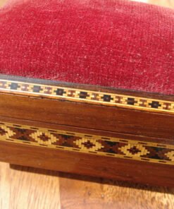 Tunbridgeware Box with Pin Cushion Top