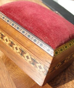Tunbridgeware Box with Pin Cushion Top - Image 3