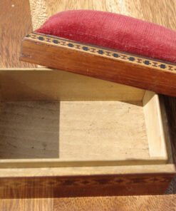 Tunbridgeware Box with Pin Cushion Top - Image 4