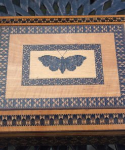 Tunbridgeware Butterfly Motif Work Box - Image 3