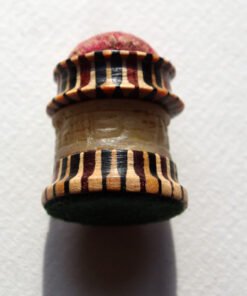 Tunbridgeware Pin Cushion and Waxer - Image 4