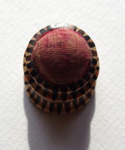 Tunbridgeware Pin Cushion and Waxer - Image 3