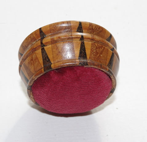 Tunbridgeware Medium Pin Cushion - Image 4