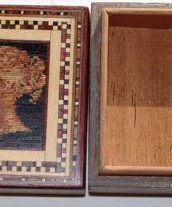 Tunbridgeware Q Victoria Stamp Box - Image 3