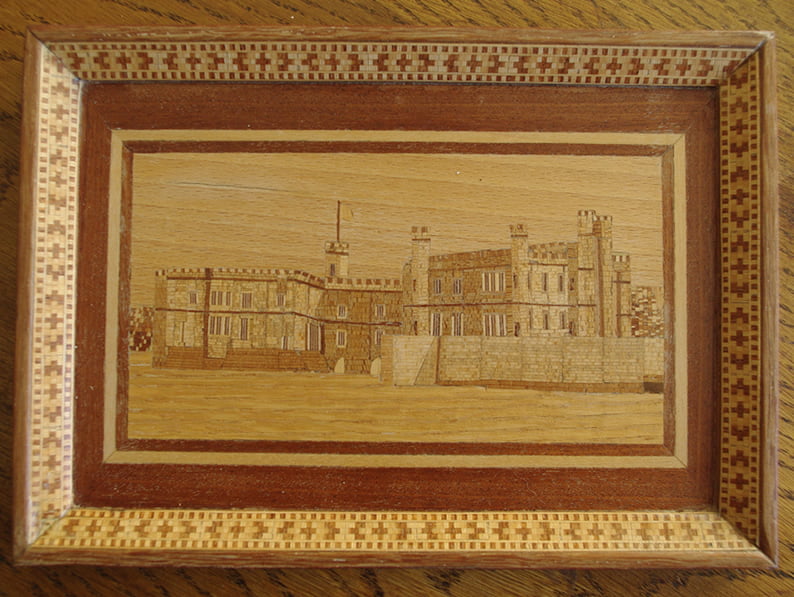 Modern Tunbridgeware Leeds Castle by Len Garrett
