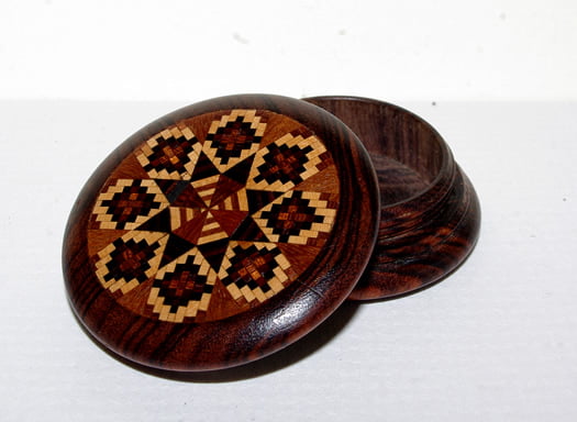 Tunbridge Ware Pill Box - Image 5